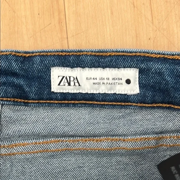Zara 80s mid waist  Skinny Jeans 12 - Picture 11 of 11